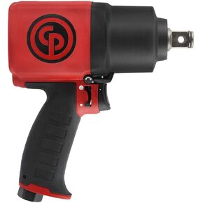 Chicago Pneumatic CP7769 Air Impact Wrench (3/4 Inch), Air Impact Gun Industrial Repair & Assembly Tool, Pistol Handle, Twin Hammer, Max Torque Output 1400 ft. lbf/1650 Nm, 6500 RPM