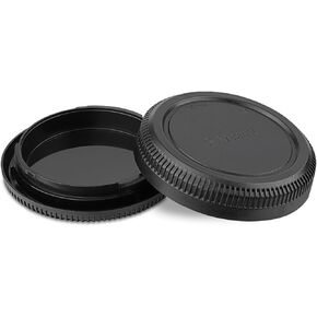G Mount Camera Body Cap and Rear Lens Cap Cover Kit for Fuji G Mount Camera and Fujinon GF Lens,Plastic Lens Rear Covers Camera Sensor Cap