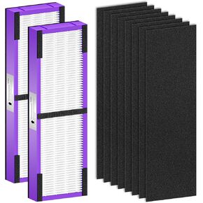 تحسن FLT4850PT HEPA استبدال مرشح B PET متوافق مع G-Guardian Purifier AC4850 ، AC4825 ، AC4300 ، AC4870 ، AC4900 ، CDAP4500 ، AC4300 ، AP2200 ، 2x Filter True HEPA+ 8x قبل الإخلاص المسبق in Kuwait