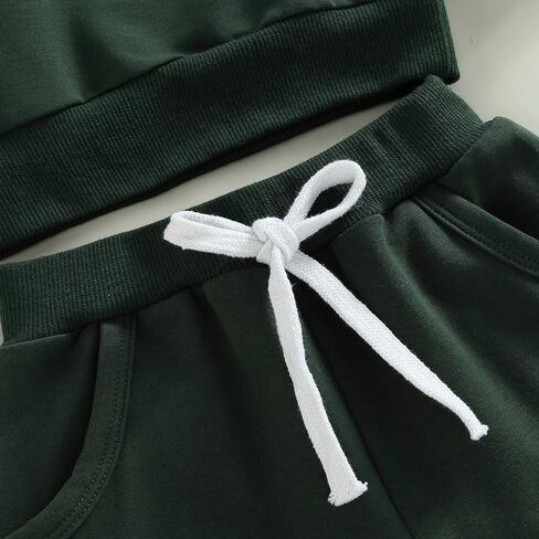 Baby Boy Sweatsuit Outfits Solid Color Hoodie Sweatshirt Sweatpants Toddler Infant Spring Fall Clothes Set in Saudi Arabia