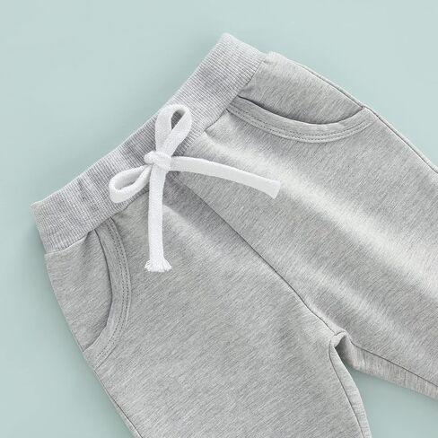 Baby Boy Sweatsuit Outfits Solid Color Hoodie Sweatshirt Sweatpants Toddler Infant Spring Fall Clothes Set in Saudi Arabia