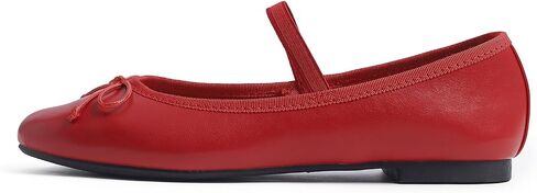 FEVERSOLE Women's Soft Cushion Padded Comfort Round Toe Mary Jane Elastic Fashion Ballet Flats Walking Shoes in Kuwait