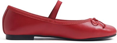 FEVERSOLE Women's Soft Cushion Padded Comfort Round Toe Mary Jane Elastic Fashion Ballet Flats Walking Shoes in Kuwait