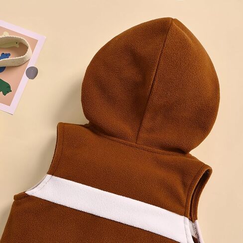 Ayalinggo Toddler Baby Boy Girl Football Player Costume Sleeveless Hoodies Rugby Outfit Zipper Bodysuit with Warm Sock in Saudi Arabia