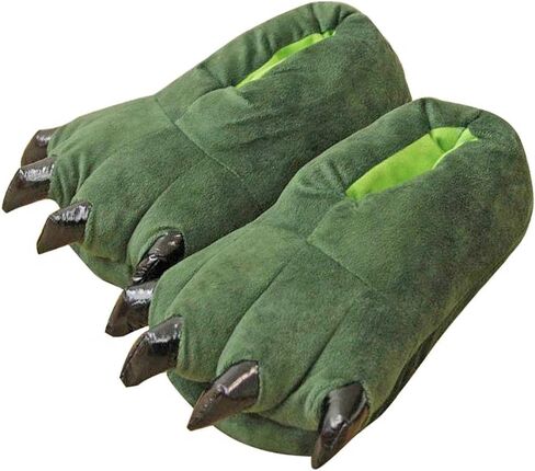 Unisex Funny Animal Costume Paw Claw Shoes, Soft Plush Home Slippers in Saudi Arabia