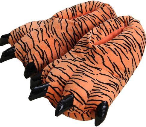 Unisex Funny Animal Costume Paw Claw Shoes, Soft Plush Home Slippers in Saudi Arabia