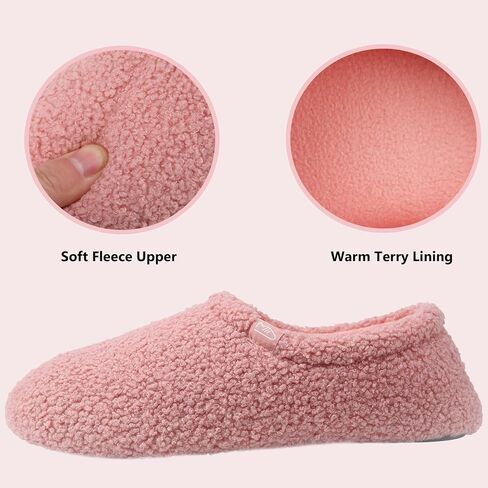 Home Slipper Memory Foam Slippers for Women Curly Fuzzy Bedroom House Shoes Non-slip Indoor Slipper Booties in Kuwait