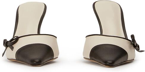 البغال ذات التعادل القوي للنساء تنزلق على مضخات أحذية الخناص الخناصة عالية الكعب المدببة في اصبع القدم الصنادل شريحة الشريحة in Kuwait