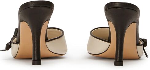 البغال ذات التعادل القوي للنساء تنزلق على مضخات أحذية الخناص الخناصة عالية الكعب المدببة في اصبع القدم الصنادل شريحة الشريحة in Kuwait