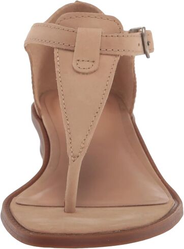 Lucky Brand Women's Annamae T-Strap Sandal Wedge, Cortado, 6.5 in Saudi Arabia