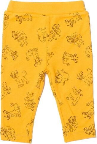 Disney Mickey Mouse Minnie Mouse Lion King Winnie the Pooh Baby Bodysuit Pants and Hat 3 Piece Outfit Set Newborn to Infant in Kuwait