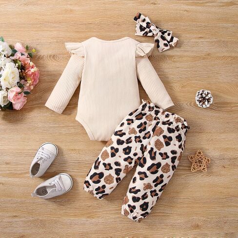 ملابس طفلة الأطفال حديثي الولادة ملابس ملابس رومبير كشكش سراويل زهرية لطيفة طفل طفلة طفلة in Kuwait