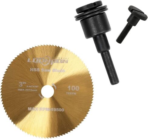 مجموعة شفرة منشار Circular 3 بوصة (1pc) مع Mething Mandrel (1pc) 3/8 " in Kuwait