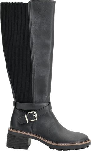 Corkys Footwear High There Wide-Calf Friendly 2.75-Inch Heeled Boots Memory Foam Insoles, Quarter Zip Closure, Stylish Winter Essential in Kuwait