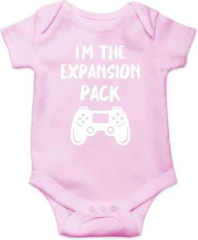 AW Fashions I'm The Expansion Pack Baby Bodysuit Funny Cute Adorable Infant Clothing Newborn Boys Girls in Kuwait