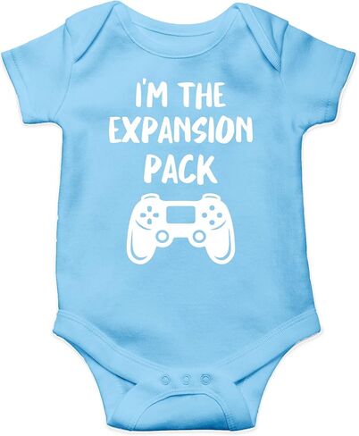 AW Fashions I'm The Expansion Pack Baby Bodysuit Funny Cute Adorable Infant Clothing Newborn Boys Girls in Kuwait