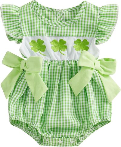 allshope baby girl st patricks ملابس يوم منقو in Kuwait