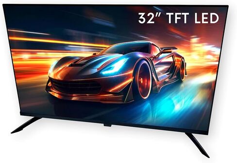 Watchman WM-ND3200-S-V1 32 "LED PC و CCTV Monitor ، Black ؛ يقبل مدخلات 4K ؛ دقة FHD ؛ التصميم الخالي in Kuwait