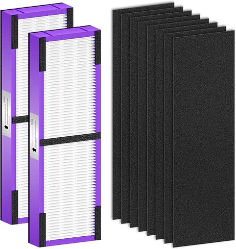 تحسن FLT4850PT HEPA استبدال مرشح B PET متوافق مع G-Guardian Purifier AC4850 ، AC4825 ، AC4300 ، AC4870 ، AC4900 ، CDAP4500 ، AC4300 ، AP2200 ، 2x Filter True HEPA+ 8x قبل الإخلاص المسبق in Kuwait