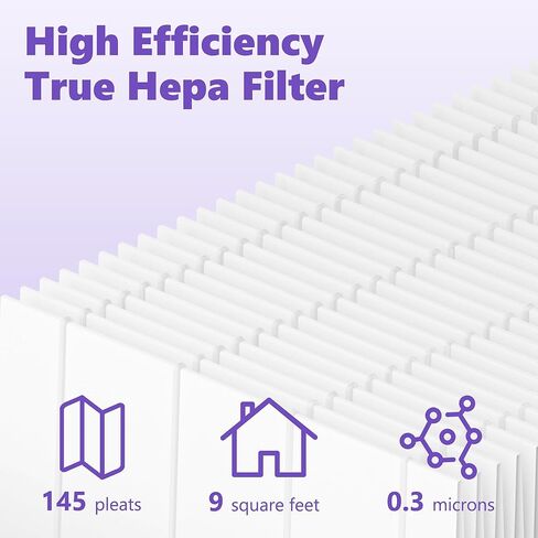 تحسن FLT4850PT HEPA استبدال مرشح B PET متوافق مع G-Guardian Purifier AC4850 ، AC4825 ، AC4300 ، AC4870 ، AC4900 ، CDAP4500 ، AC4300 ، AP2200 ، 2x Filter True HEPA+ 8x قبل الإخلاص المسبق in Kuwait