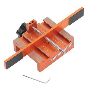 Cabinet Door Mounting Jig Punch Locator Drill Template Wood Drilling Dowelling for Installation