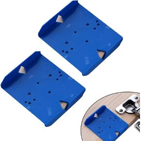 2 Pack 35mm 40mm Cabinet Hinge Jig, Concealed Hinge Jig for Cabinet Doors, Cabinet Door Hinge Jig, Cabinet Door Hinge Installation Tools, Cabinet Door Hinge Mounting Jig, Hidden Hinge Jig