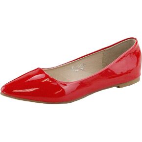 Bella Marie Angie Women's Classic Pointy Toe Ballet Flat Shoes
