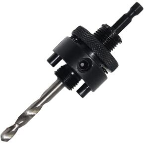 1/4"" Hex Shank Arbor for Hole Saw with 1/4"" HSS Pilot Drill Fit Hole 32-210mm, 115mm
