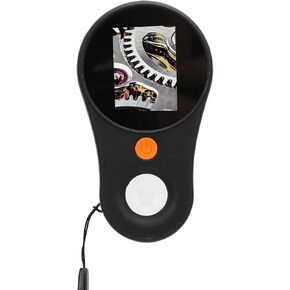 Macro Digital Microscope, 500X Handheld Digital Microscope Fixed Focus, Portable Handheld Magnifying Glass with 2.0 Inch Screen, 2MP Pixels, Built in 8 LEDs, for Win, OS
