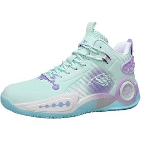 Womens Fashion Lace Up Arch Support Basketball Shoes Breathable Non Slip Comfortable High Top Sneakers Running Walking Tennis Shoes in Kuwait