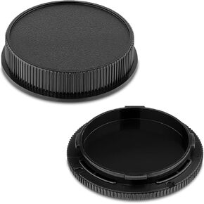 T Mount Camera Body Cap and Rear Lens Cap Cover Kit for Leica T Mount Cameras and Lens,Plastic Lens Rear Covers Camera Sensor Cap