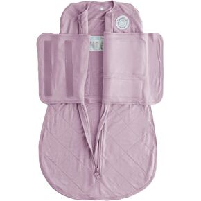 DREAMLAND BABY Bamboo Viscose Swaddle Sleep Sack (0-6 Months). Ultra Soft Swaddle Blanket w/Built in Band. 97% Viscose, 3% Spandex (Forest)