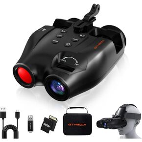 Night Vision Binoculars,Night Vision Goggles,Infrared Night Vision,HD Display Screen,Photo and Video Storage on 32GB TF Card,Head Mounted Hunting Binoculars for Travel & Outdoor Hunting