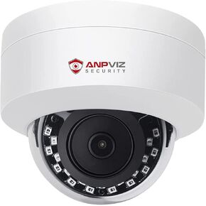 Anpviz UltraHD 4K PoE Dome Security Camera Outdoor with Audio, 8MP IP Camera with 100ft Night Vision, 2.8mm Lens Wide Angle, IP67 Waterproof, Built-in Micro,SD Card Slot