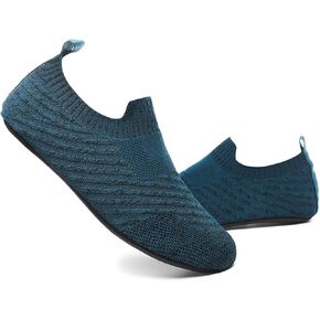 Adult Lightweight Slip-on Grip Indoor House Slippers Non-slip Barefoot House Home Shoes for Women Men