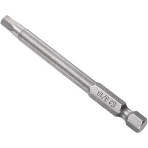 Hex Screwdriver Bits, 3/16" Hex 75mm Length 1/4" Hex Shank, Steel Magnetic Power Drill Bits - (Applications: for Automobile Repair)