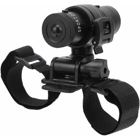 Mini Action Camera 1080P FHD Video Recorder 120° Wide Angle for Cycling Climbing Kayaking, Bike Motorcycle Helmet Camera Accessories