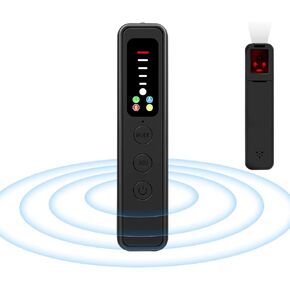 Hidden Camera Detectors, Spy Camera Finder, GPS Tracker Detector, Portable Bug Detector RF Signal Finder,5 Levels Sensitivity 5 Modes for Travel, Car, Bathroom,Office, Hotel