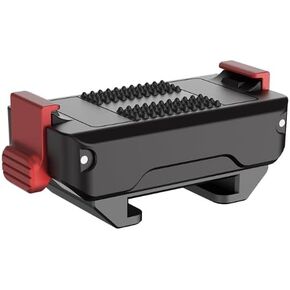 Fotoleey Quick Release Cold Shoe Mount Adapter for DJI Osmo Action 5 Pro/4/3 - Metal Strong Magnetic Quick-Release Camera Mount with Anti-Slip Silicone Pad