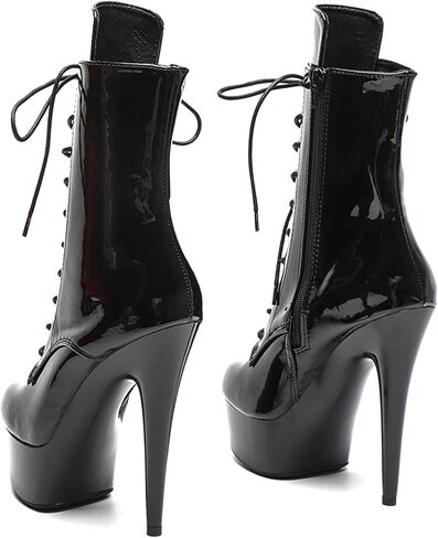 Wuxin H&P 6 in Pole Dance Boot Shoes for Women ، 6 in Exotic Stiletto Pole Dance Boot Platform in Kuwait