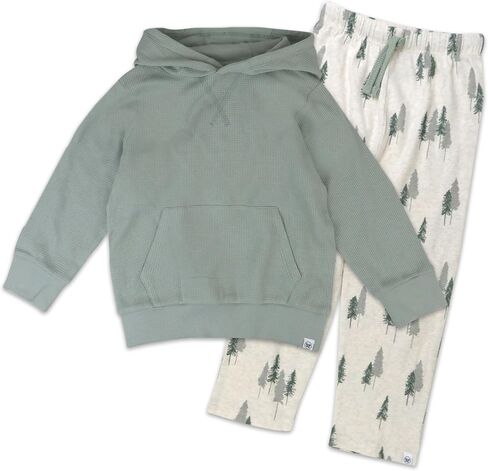 HonestBaby baby-boys Hoodie Lounge Set 100% Organic Cotton for Infant Baby and Toddler, Boys, Girls, Unisex in Saudi Arabia