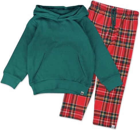 HonestBaby baby-boys Hoodie Lounge Set 100% Organic Cotton for Infant Baby and Toddler, Boys, Girls, Unisex in Saudi Arabia