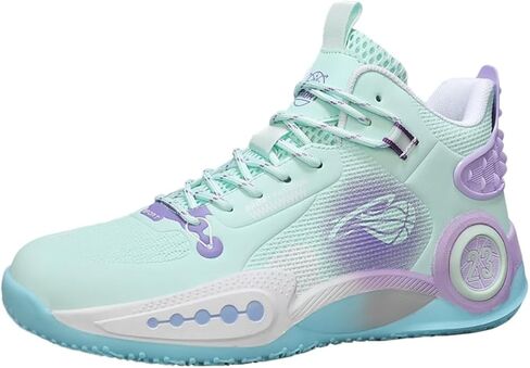 Womens Fashion Lace Up Arch Support Basketball Shoes Breathable Non Slip Comfortable High Top Sneakers Running Walking Tennis Shoes in Kuwait