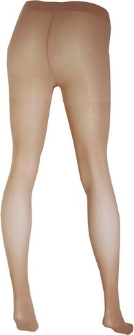 NuVein NuVein Sheer Maternity Compression Pantyhose, 8-15 mmHg Support, Lightweight Denier Nylons, Beige, Medium in Kuwait