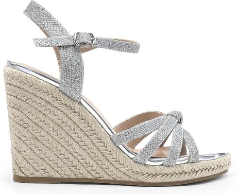 DREAM PAIRS Wedge Sandals for Women Dressy Summer, Platform Espadrille Strappy Casual Braided Heels Comfortable with Open Toe and Ankle Strap in Kuwait