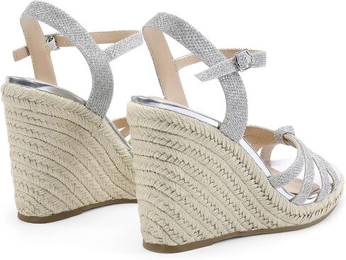 DREAM PAIRS Wedge Sandals for Women Dressy Summer, Platform Espadrille Strappy Casual Braided Heels Comfortable with Open Toe and Ankle Strap in Kuwait