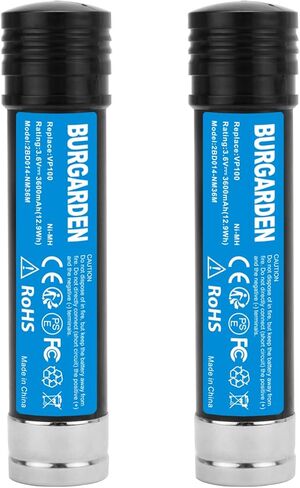 2Pack 3.6V 3600MAH NI-MH بطارية لـ Black & Decker Versapak Gold VP100C VP105 VP105C VP110 VP110C VP130 VP142 VP143 VP7240 أدوات طاقة طراز in Kuwait