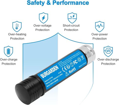2Pack 3.6V 3600MAH NI-MH بطارية لـ Black & Decker Versapak Gold VP100C VP105 VP105C VP110 VP110C VP130 VP142 VP143 VP7240 أدوات طاقة طراز in Kuwait