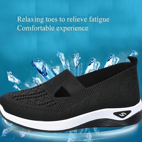 Women's Orthopedic Walking Shoes - Lightweight, Loose Fit, Breathable, Soft Soled, Wide & Bulky in Saudi Arabia