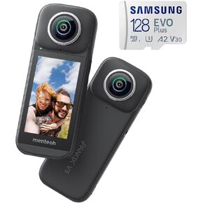 Panox V3 مقاومة للماء 5.7 كيلو 360 كاميرا ، 12 كيلو 360 صورة ، 5 ثوان ناقل الحركة ، تحرير الكاميرا ، تأثير صور شخصية غير مرئية ، تثبيت ، GPS المدمج ، 3.0 "شاشة تعمل باللمس